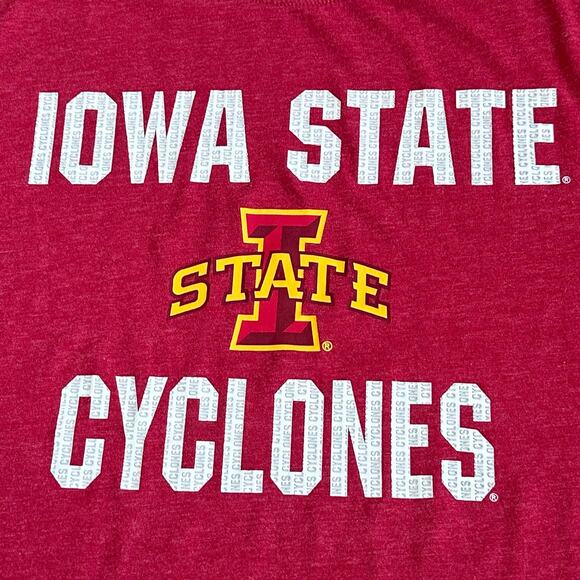Colosseum Iowa State University Cyclones ISU T Shirt Large Red Short Sleeve NCAA - Picture 2 of 8